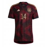Deutschland Jamal Musiala #14 Fußballbekleidung Auswärtstrikot WM 2022 Kurzarm